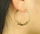 Custom Name Hoop Earrings