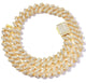 ﻿Baguette Cuban Link Necklace